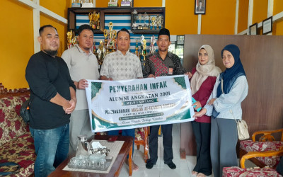 Alumni 2001–2004, Dukung Pembangunan Masjid At-Ta'awun, Komplek MTsN 1 Sintang