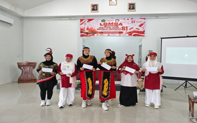 MTs Negeri 1 Sintang Raih Juara 1 Lomba Senam dan Juara 3 Lomba Yel-Yel pada Semarak HUT RI ke-81
