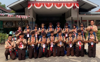 Gudep Darasuti MTs Negeri 1 Sintang Ikuti Lomba dan Perkemahan HUT Pramuka ke-65