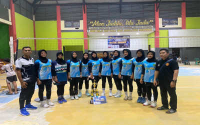 MTsN 1 Sintang Raih Juara II Turnamen Bola Voli di SMK Amaliyah Sekadau